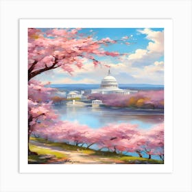 Cherry Blossoms Art Print