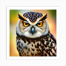 Owl 3 Art Print