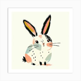 Charming Illustration Rabbit 1 Art Print