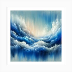 Abstract Clouds - Abstract Stock Videos & Royalty-Free Footage Art Print