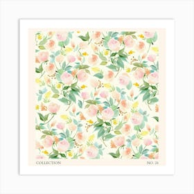 Watercolor Roses 1 Art Print