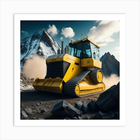 Buldozer Mountain (23) Art Print