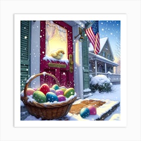 Easter Basket Art Print