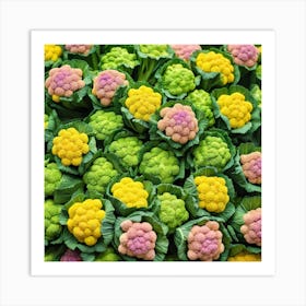 Cauliflowers In The Market 2 Art Print