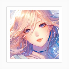 Anime Girl (20) Art Print