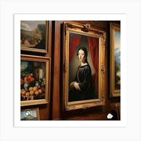 Portrait Of A Lady 1 Art Print