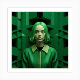 'Green' 2 Art Print