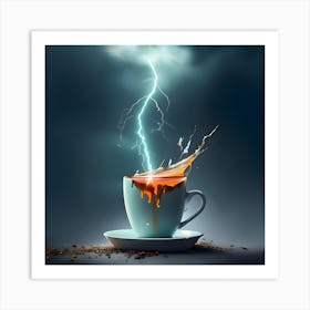 Storm In A Tea Cup (1) Art Print