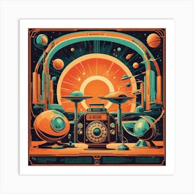 Space Station 5 Art Print