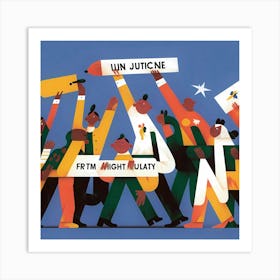 Win Justice Art Print