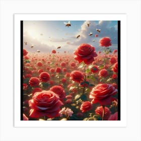 Red Roses 2 Art Print