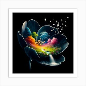 Flower Painting 2 Art Print