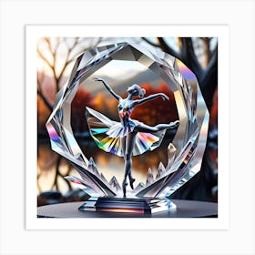 Crystal Ballerina Art Print