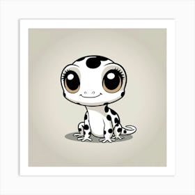 Spotted Gecko 1 Art Print