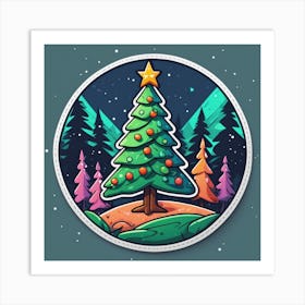 Christmas Tree 8 Art Print