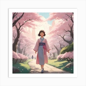 Sakura Blossom Art Print