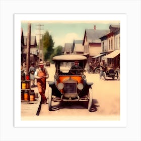 Early 20th Century Americana~Reimagined 15 Art Print