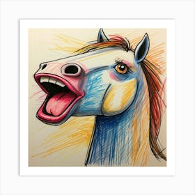 Horse'S Mouth Art Print