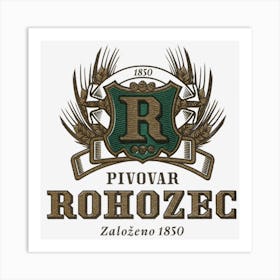 Pivovar Rohozec Art Print