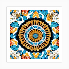 Abstract Mandala 30 Art Print