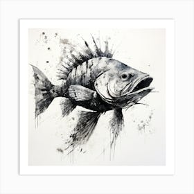 Fish In Water Art Print