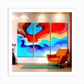 Multicolor Art 4K high quality Art Print