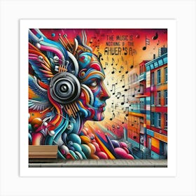 Music Is Everywhere Art Print