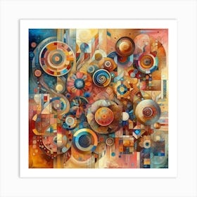 Abstract Painting 5 Art Print