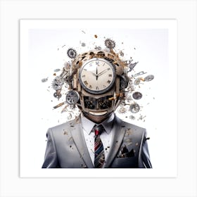 Clockwork Man Art Print