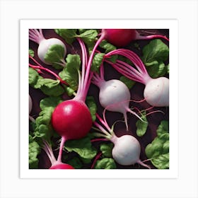 Radish As A Frame Perfect Composition Beautiful Detailed Intricate Insanely Detailed Octane Render (7) Art Print