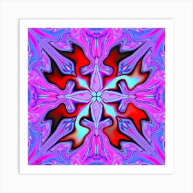 Psychedelic Flower Art Print