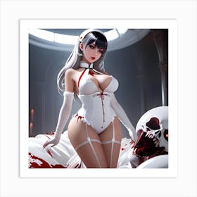 Sexy Nurse 3 Art Print