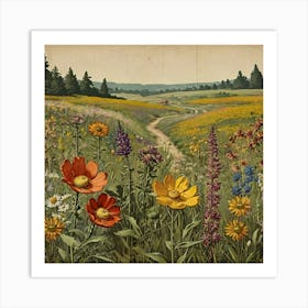 Wildflowers Art Print