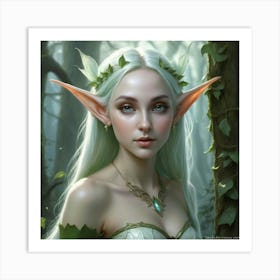 Elf Girl 1 Art Print