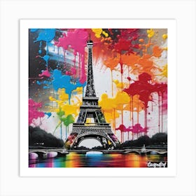 Paris Eiffel Tower 5 Art Print