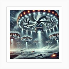 Cyclone Array Wind Manipulation Art Print