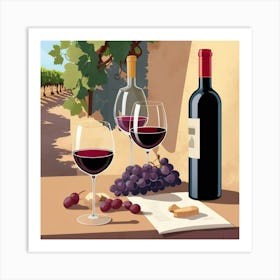 Default Wine Break Art 2 Art Print