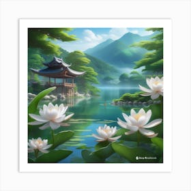 Water Lilies 7 Art Print