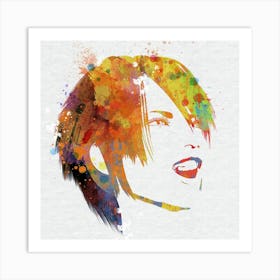 Woman'S Head 1 Art Print