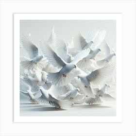 Doves Art Print