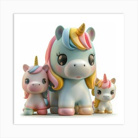 Unicorns 1 Art Print