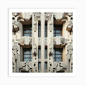 Deco Building 12 Art Print