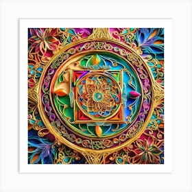 Zen Mandala Art Print