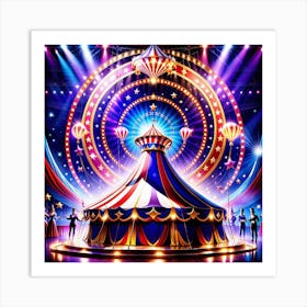 Circus Tent Art Print