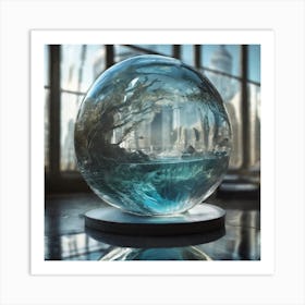 Glass Sphere 1 Art Print