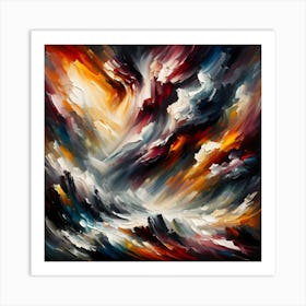 Abstract Painting 4 Art Print