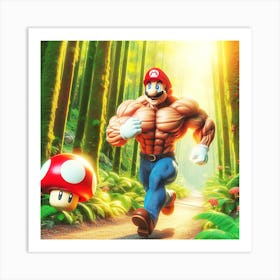 Mario Bros V3 Art Print