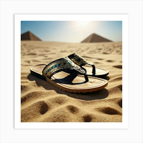 Egyptian Sandals Art Print