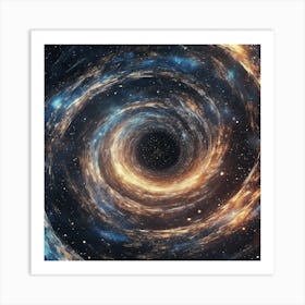 Black Hole In Space 1 Art Print