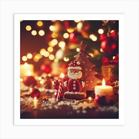 Christmas Decorations Art Print